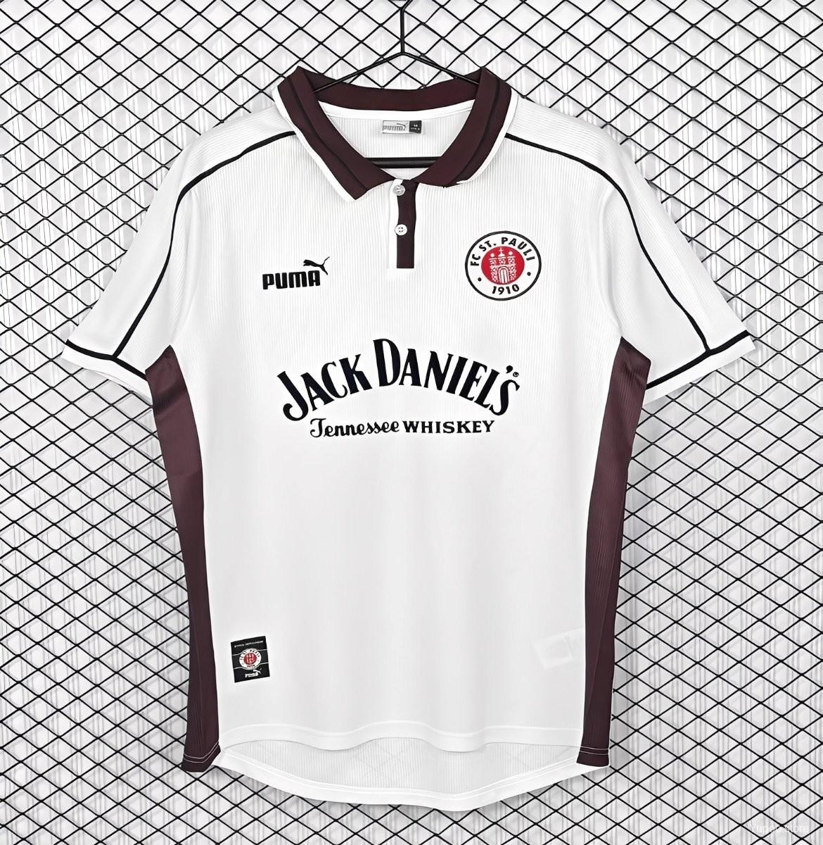 Camiseta de fútbol St. Pauli 1999/00 LOCAL MANGA CORTA VERSION FAN